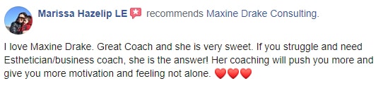 Maxine drake consulting testimonial - marissa hazelip